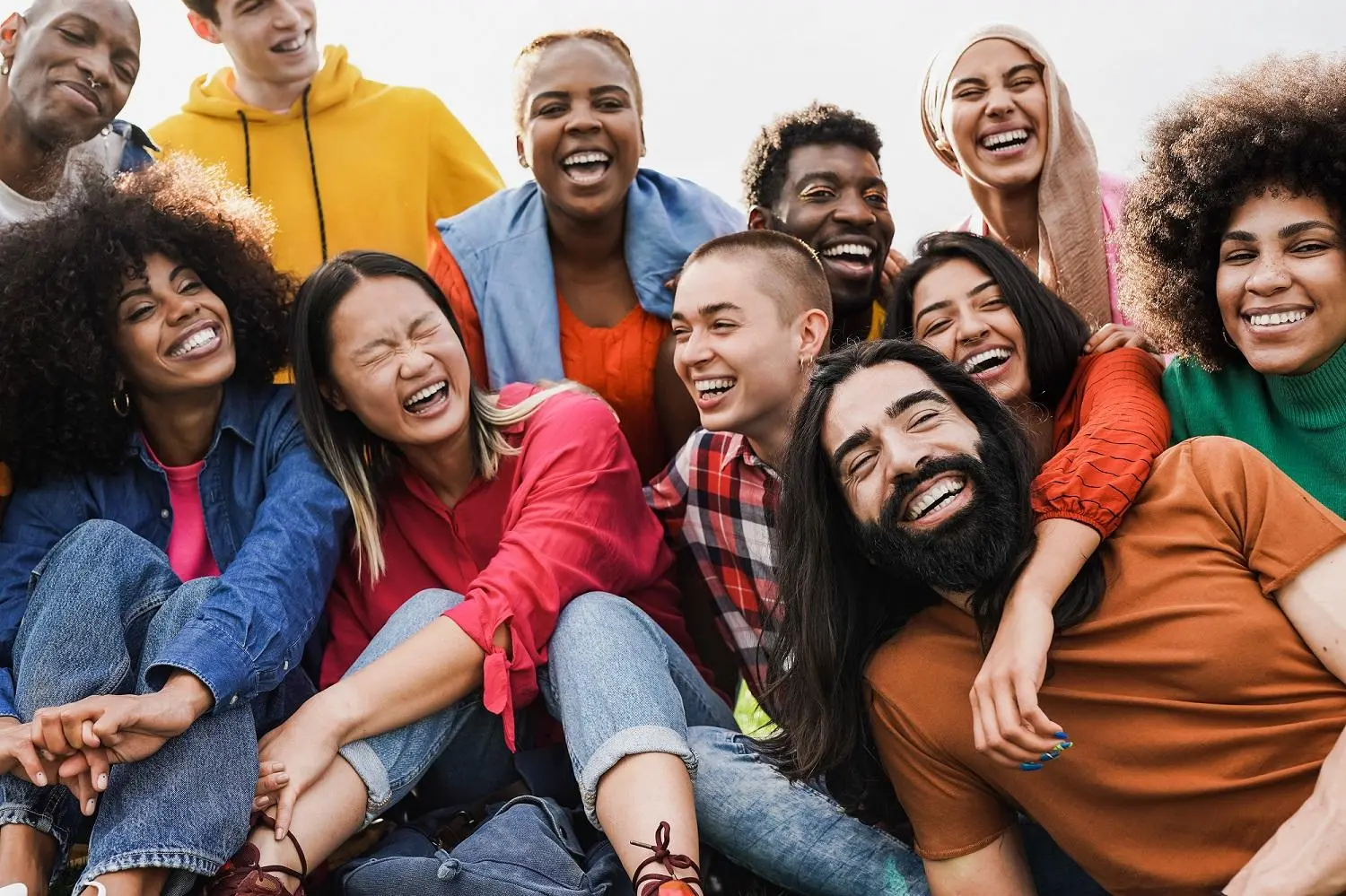 Diverse group of people representing Resilient Psychiatry and Wellness' mission of inclusive, compassionate mental health care.